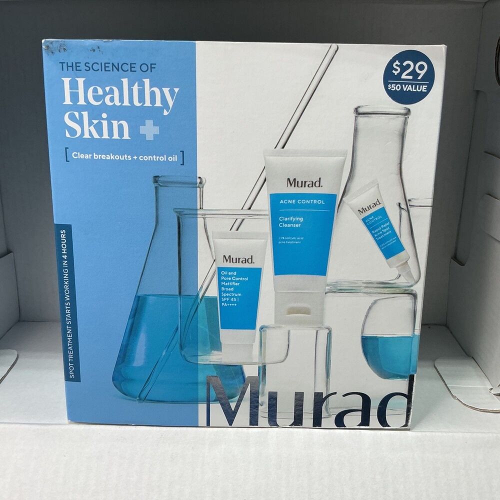 The Science Of Healthy Skin Kit By Murad - Clarifying Cleanser Acne Spot
